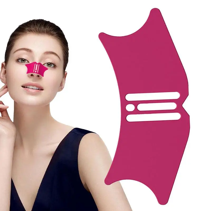 

Silicone Nose Contour Tool Multifunctional Eyeliner Stencils Drawing Template Shaping Eyeshadow Mascara Guard Aids Makeup