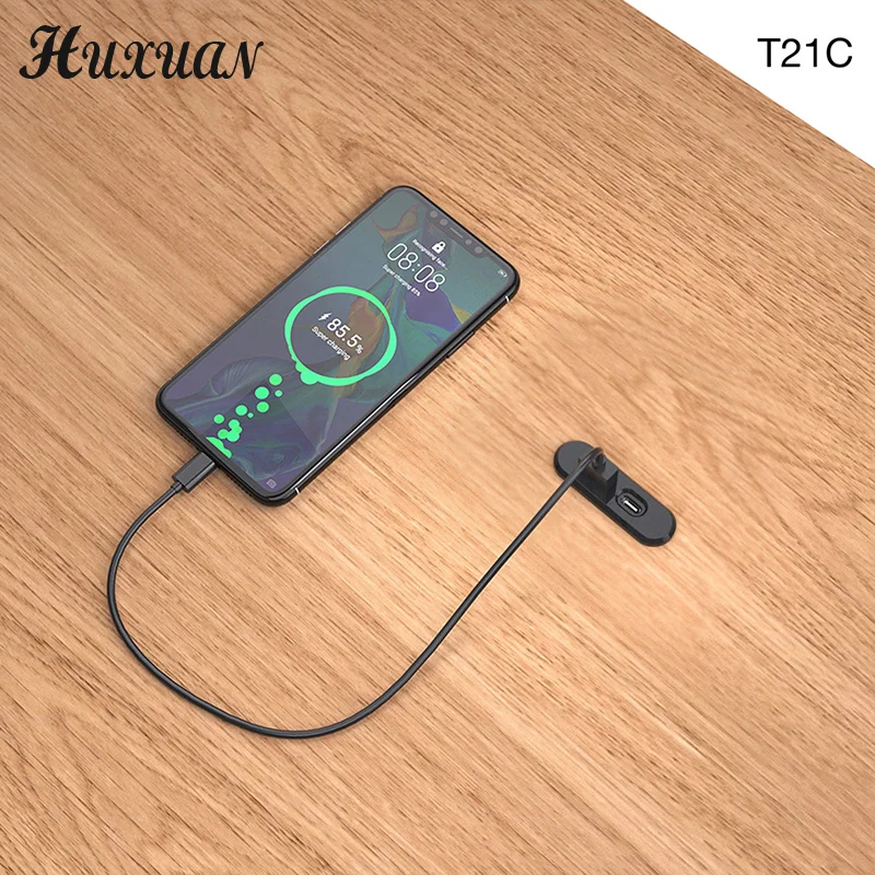 For Office Bedroom Table Recessed Sockets 1 USB-A And 1 Type-C Built In Desktop Hidden Power Outlet With 1.2M Extension Cord 3