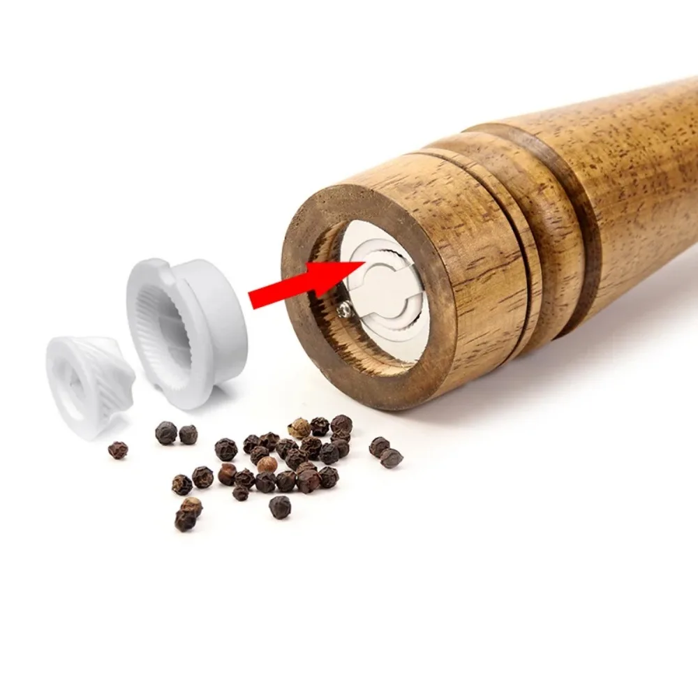 Salt and pepper grinder Ceramic Grinder for Wood Salt and Pepper Mill (Conical Ceramic Burr) Pepper Mill Sea Salt Core Disc Grinding Head