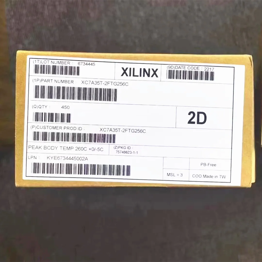 

1pcs/Lot XC7A35T-2FTG256C FBGA-256 FPGA - Field Programmable Gate Array Operating Temperature:0 C-+ 85 C