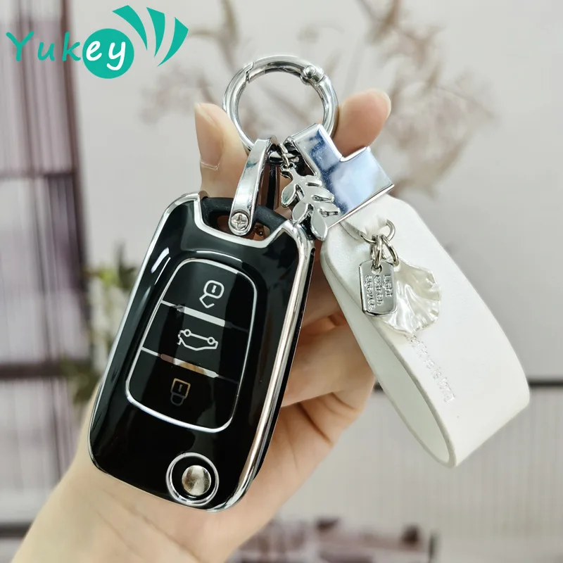 Tpu Flip Pieghevole Remote Auto Car Key Shell Per Kia Rio 3 Picanto Ceed Cerato Sportage K2 K3 K5 Soul Per Hyundai Key Case