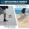 Metal Detector Shovel Beach Sand Scoop 304 Stainless Steel Scoop with Handle Tool Gold Detector Treasure Hunting Shovel Tool 5
