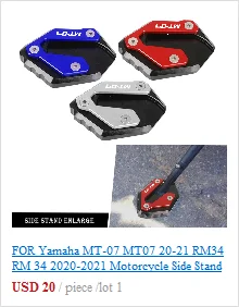 For YAMAHA MT07 MT-07 mt07 2021 Motorcycle SIDE TANK PADS Tankpad anti-slip tank Pad sticker protection stickers Traction Pad