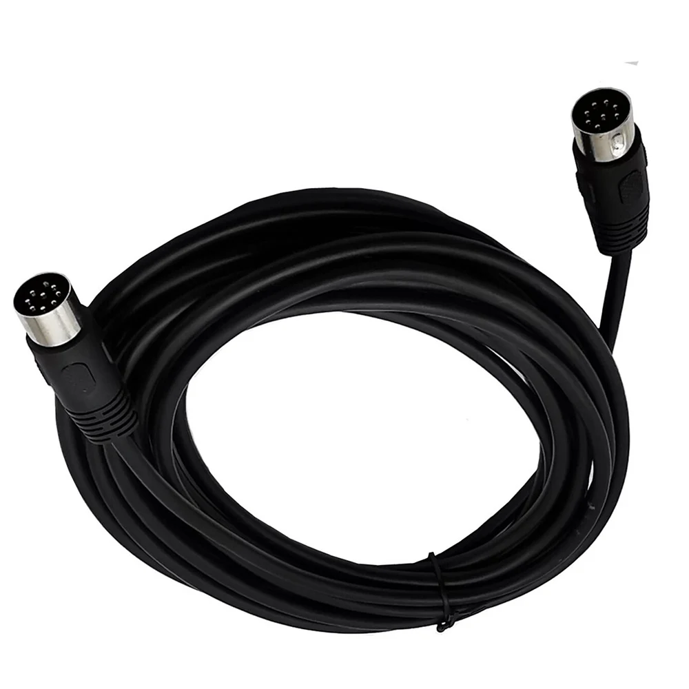Ancable 8M Large 8 Pin Din Male-Male Speaker Audio Cable Wire For Bang & Olufsen B&O BeoLab PowerLink MK2, Peavey Sanpera Pedal And Monster Clarity HD Model One