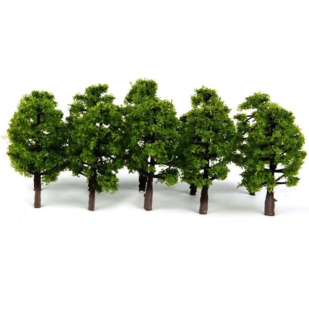 30pcs Model Trees Train Railroad 3.5cm Mixed Set Miniature Landscape Park Scenery Decoration Building Landscape Toys For Kids 4