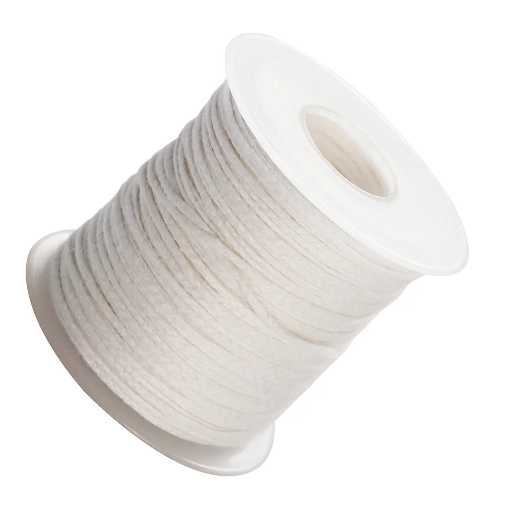 

1 Roll Braided Wick Cotton Wick Thread Rope DIY Making Supplies for Party Office Home 30M Style 2