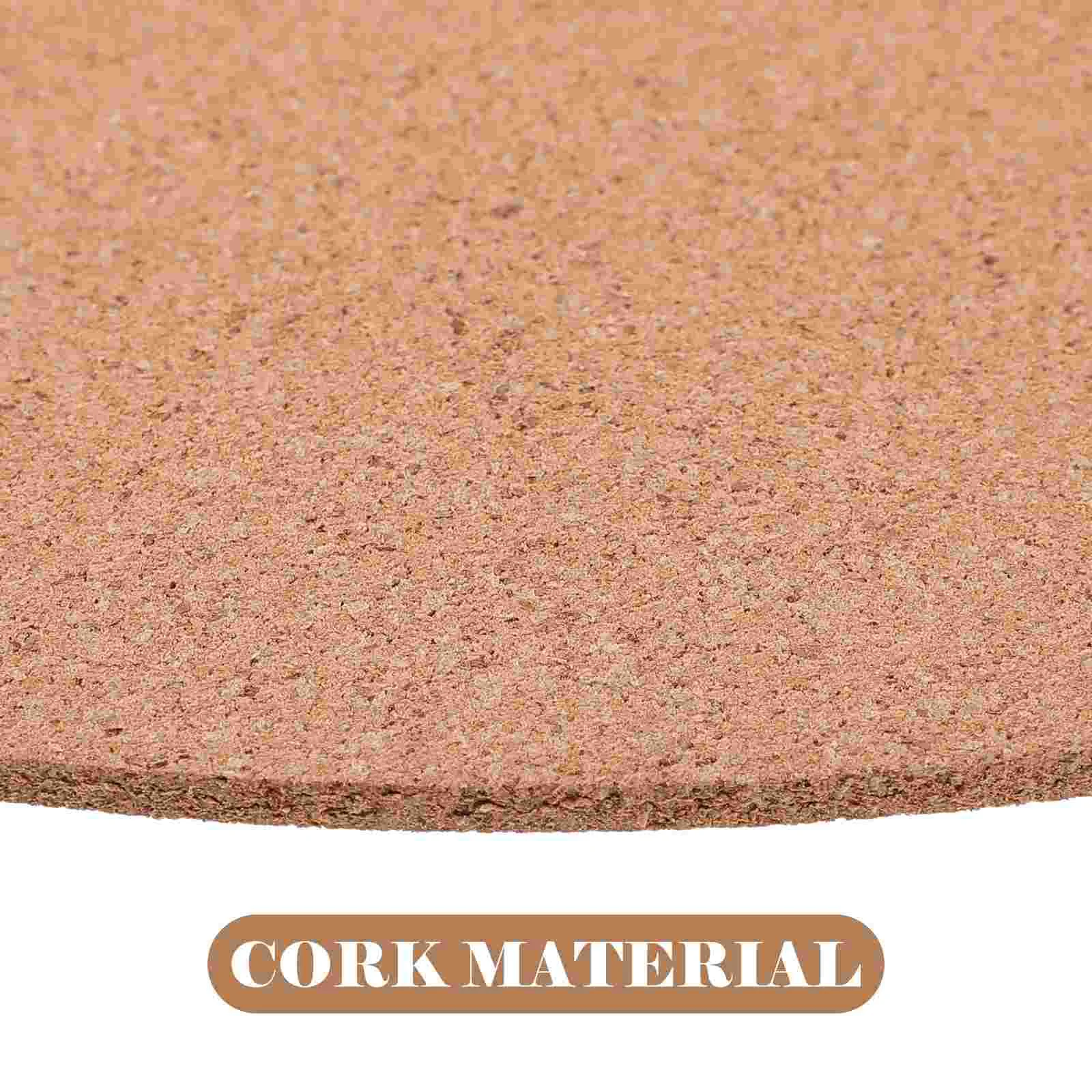 Portable Cork Turntable Mat Vinyl Recorder Protective Pad Anti Static Platter Slipmat Record Player Accessories Dj Equipment