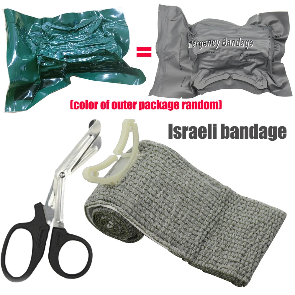 First Aid Kit 46 Pcs Survival First Aid Kit Molle Outdoor Gear Emergency Kits Trauma Bag For Camping Hunting Disaster Adventures Survival Kit