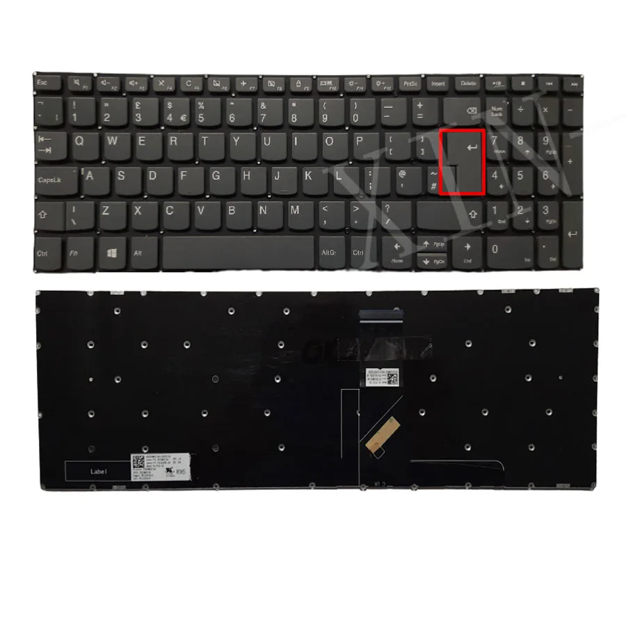

UK Laptop Keyboard for Lenovo Ideapad 720S-15ISK 720S-15IKB 330S-15 ARR 330S-15AST 330S-15IKB 330S-15ISK V330-15IKB
