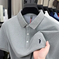 Polo à manches courtes pour hommes, marque haut de gamme, luxe, broderie de poney, T-shirt léger et respirant, nouvelle mode, haut Paul 3