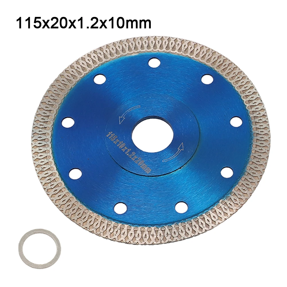 

Diamond Saw Blade 105mm 115mm Diameter Porcelain Tile Turbo Thin Dry Cutting Disc Grinder Wheel 8000-11000 Rpm Power Tool Parts