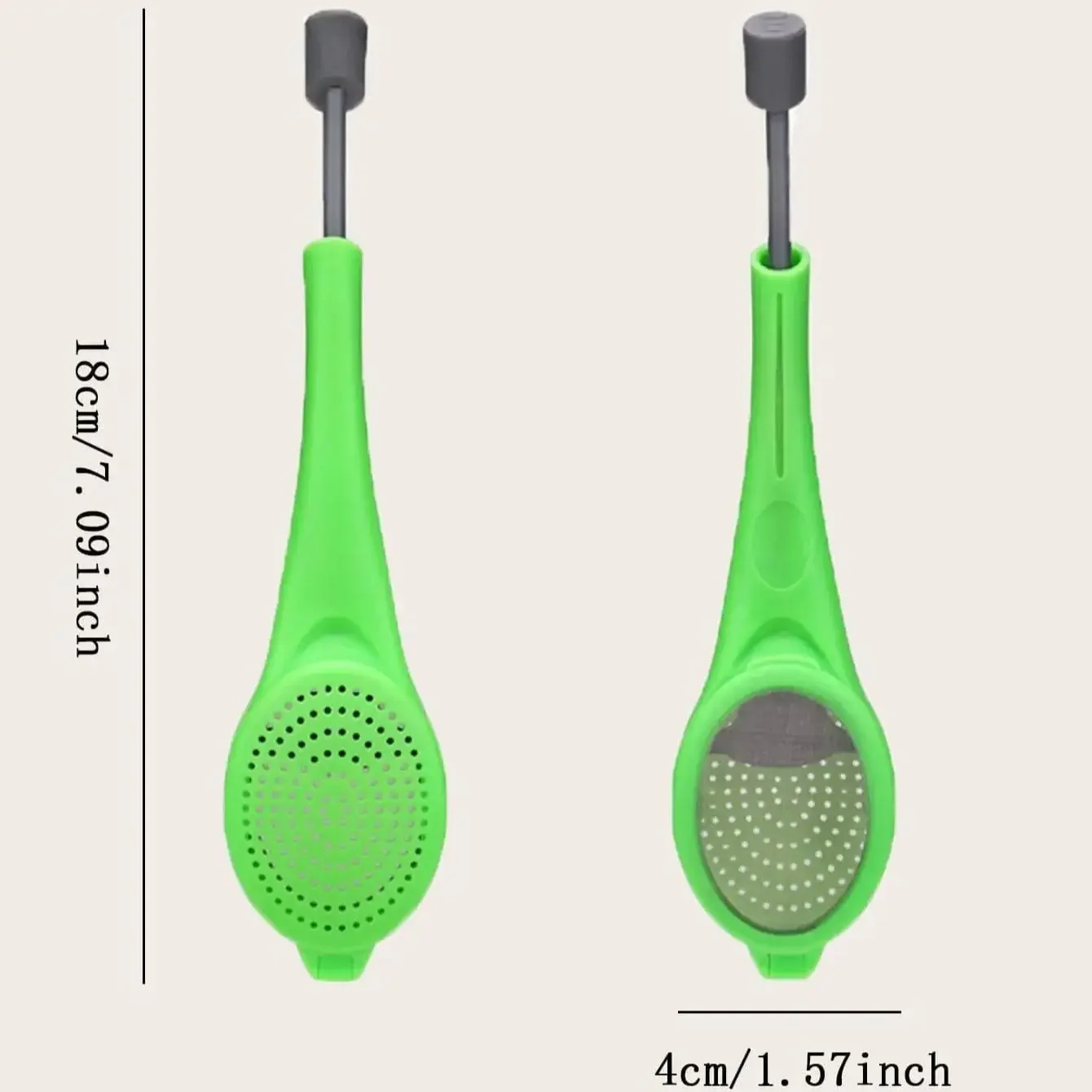 Tea Infuser Built-in plunger Reusable Tea bag Plastic Tea&Coffee Strainer