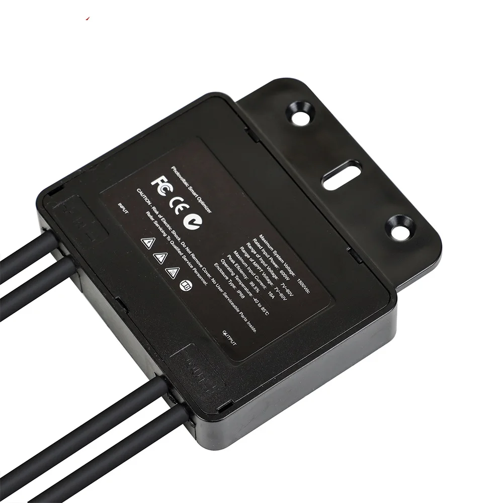 Solar Panel Optimizer HELIOTEC Integrated PV Power Optimizer MPPT 600W 60V Input IP67 Real-time Solar Panel Monitoring Voltage-Limiting Anti-Hotspot