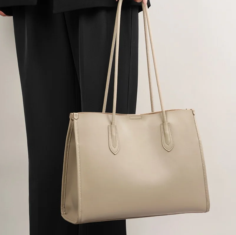 

New Brand Original Designed Women Leather Tote Bag Just Arrived Elegent Stylish Real Leather Bags Large Capacity#6123383032