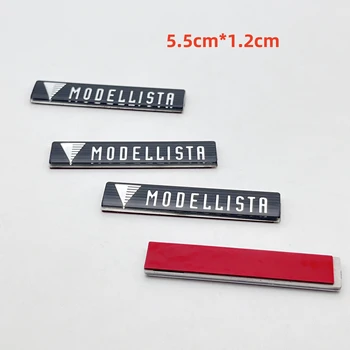 1 pz 55mm 3D MODELLISTA Auto Labbro Anteriore Piccola Etichetta Grill Parafango Lato Baule Posteriore Distintivo Emblema Logo Adesivo Styling Accessori Auto