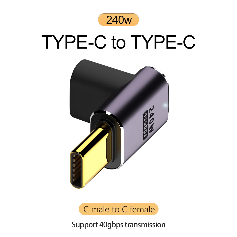 ตัวเลือกสินค้า อะแดปเตอร์ชาร์จเร็ว Type-C OTG รองรับ USB4.0 40Gbps