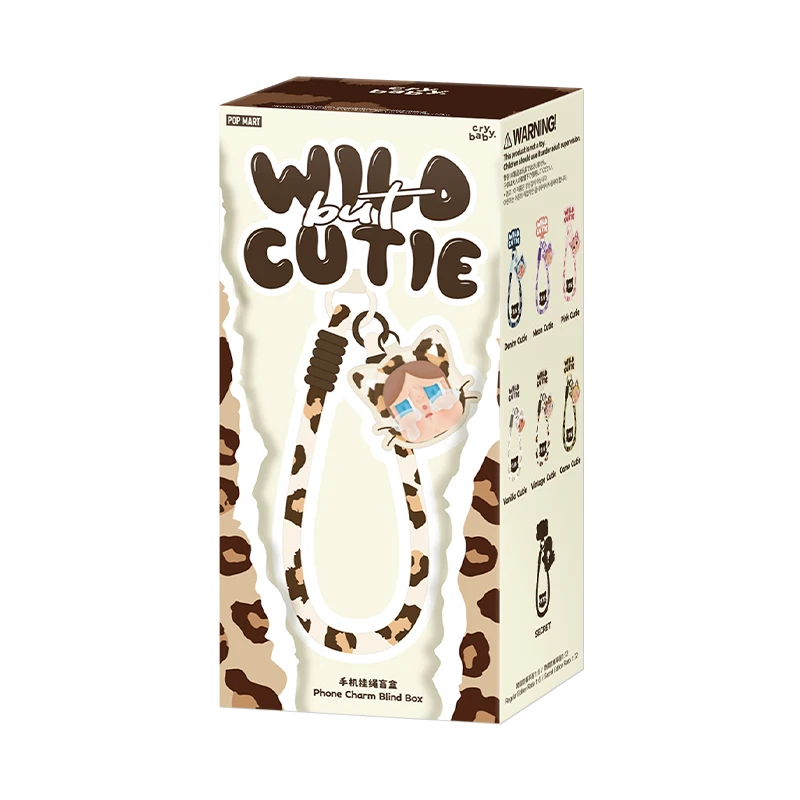 POP MART CRYBABY Wild but Cutie Series-Phone Charm Blind Box