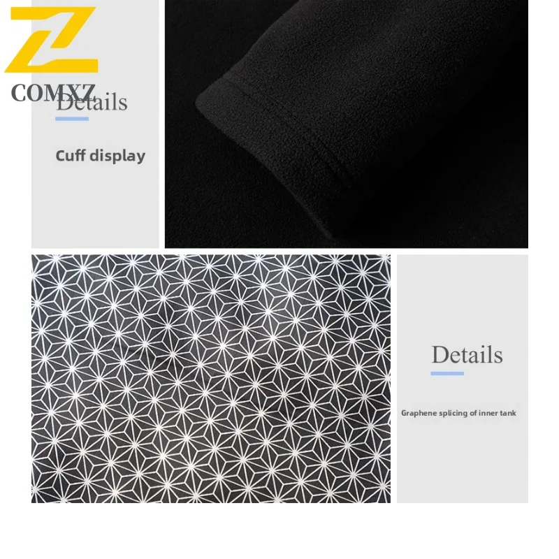 COMXZ Adventure Luxury Jacket 2025 Men Outdoor Thick Warm Coat Triple Hooded Design Trip Light Winter New Mens Windbreaker