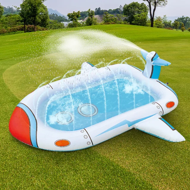 Inflatable Fun Water Playing Swim Pool Inflatable Pool Children's Pool Water Water Spray Mat Outdoor Swimming Pools for Cottages 2