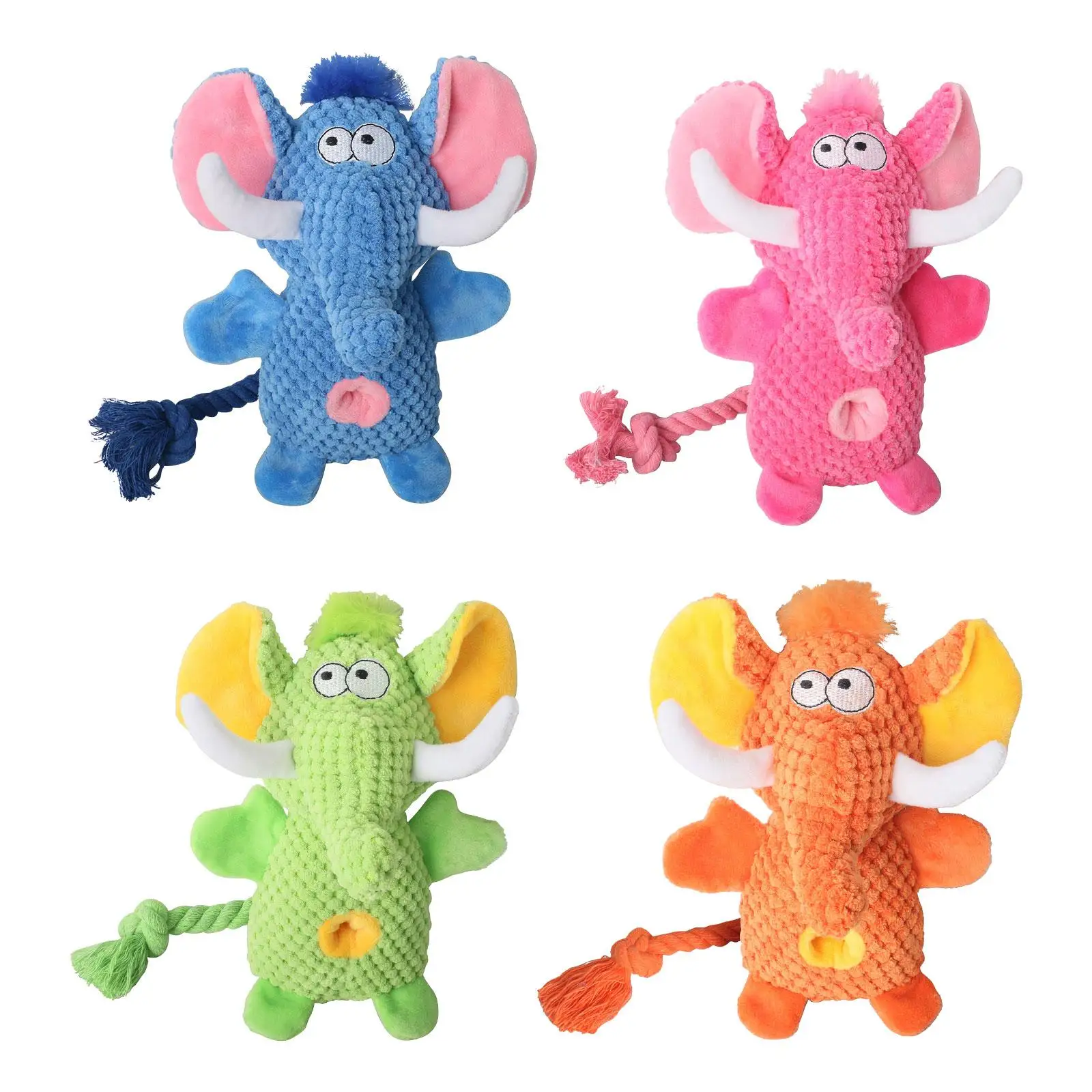 

Plush Dogs Chew Toy Soft Dog Toys Crinkle Dog Squeaky Toy for Small Medium Large Breed Foraging Instinct Training Pet Supplies