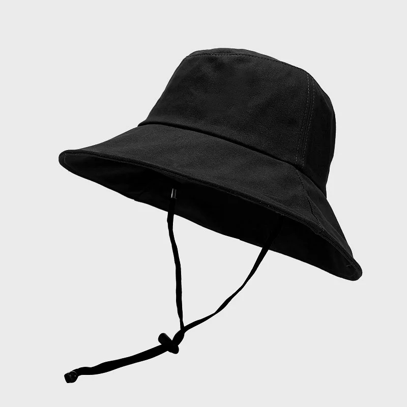 Bucket Hat String Women Summer Sunshine Protection Wide Brim Beach Cap  Outdoor Holiday Accessory For Hiking - AliExpress