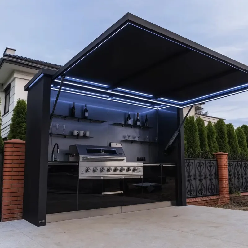 Outdoor BBQ Kitchen Pod 2