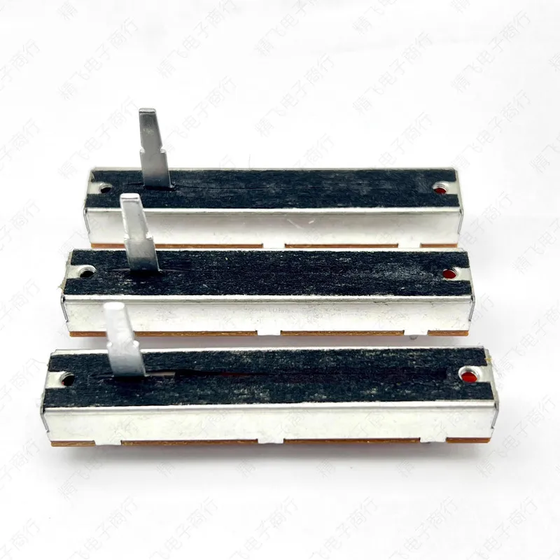 1pcs，Straight slip potentiometer，SL60V ，B20K，4Pin，Total length 73mm，DDJ-SX2 SX3 RX