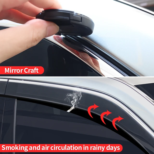 Window Visors / Rain Guards For Lexus LX500d/LX600 (2021-2025) - Tape-On Deflectors, Wind Noise Reduction