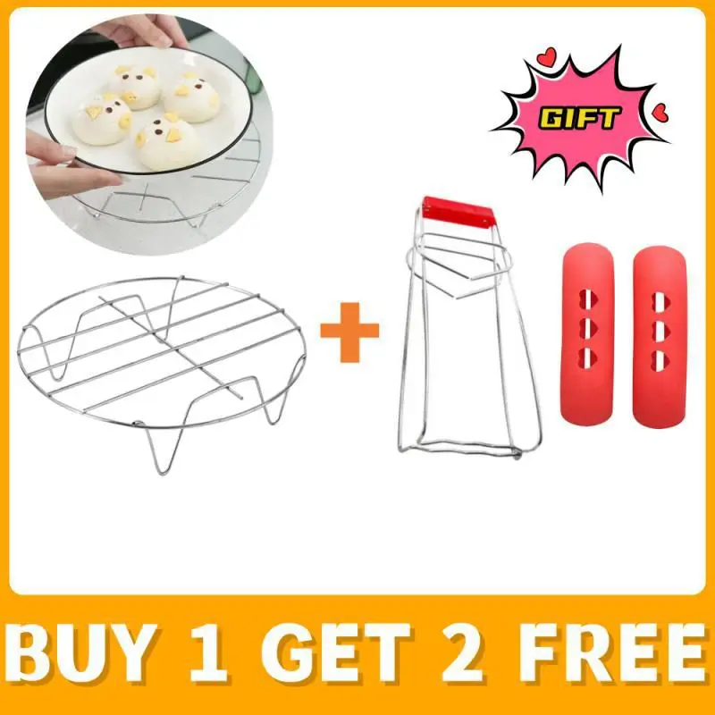 

Круглая подставка для посуды, 19 см, для приготовления на пару, для фритюрницы, пельменей, яиц, гриля, посуды, дома