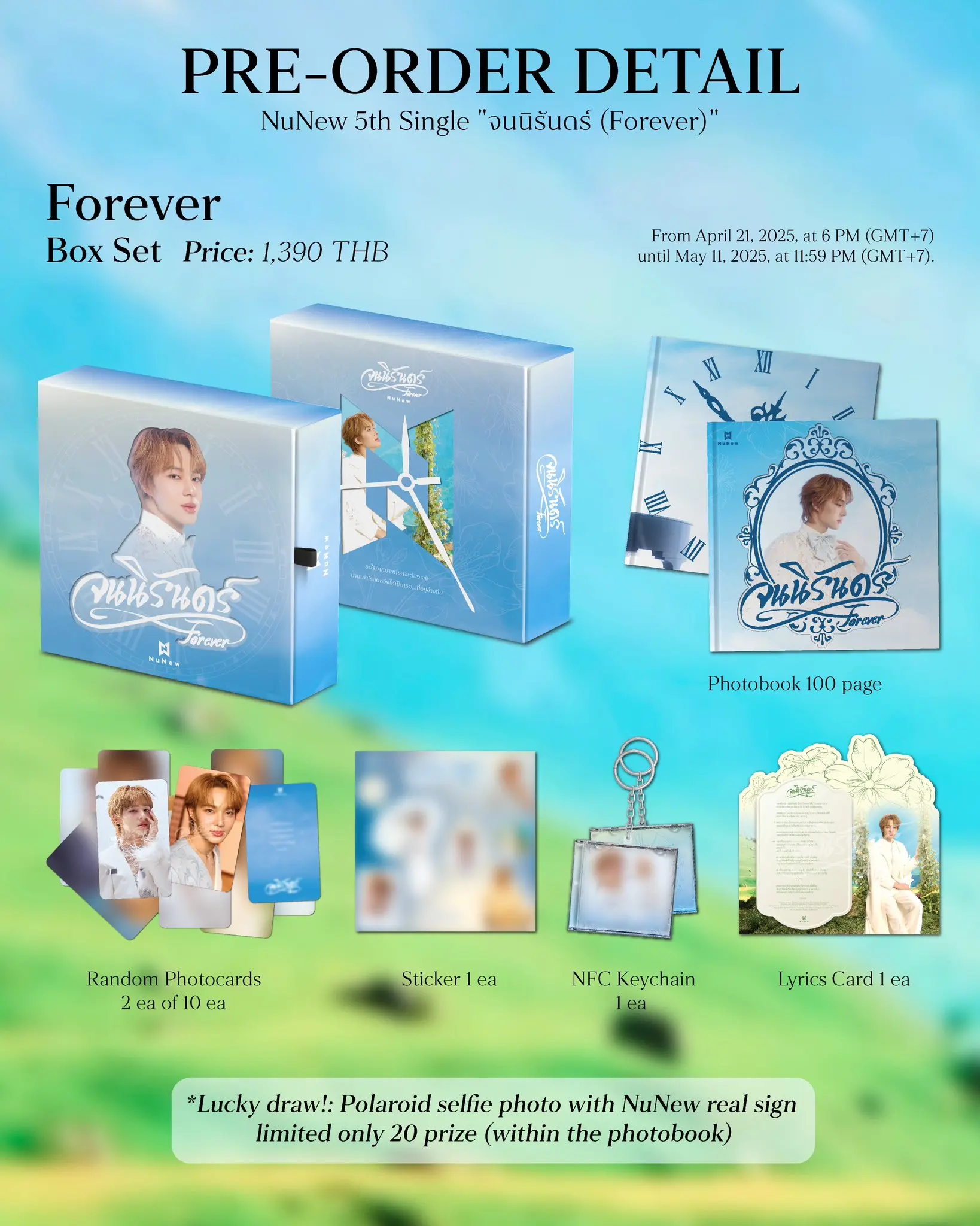 NuNew 5th single Forever photobook Box set official original merchandise pre sale