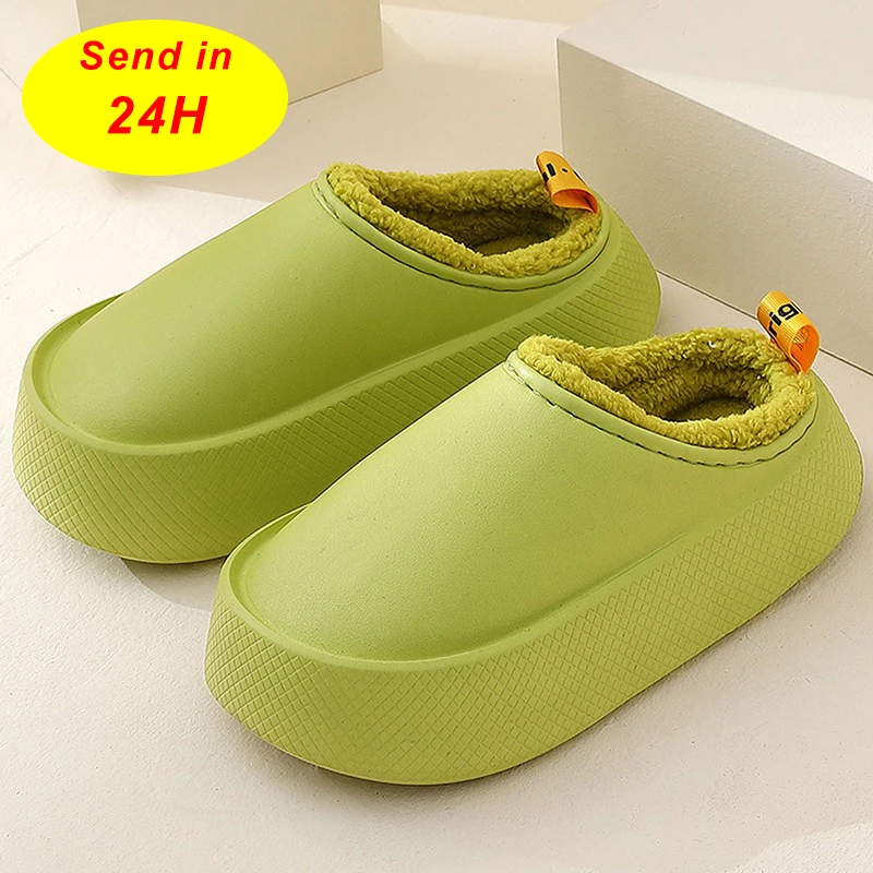 Winter Fashion Couples Slipper For Home Platform Slippers Women Men Eva