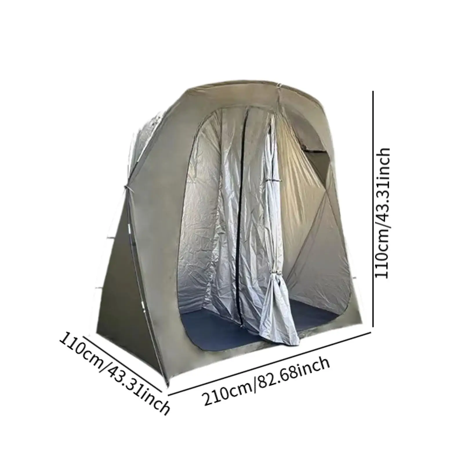Camping Shower Tent with Carry Bag Waterproof 2 Person Toilet and Changing Shelter for Outdoor Hiking Beach Picnic Camping