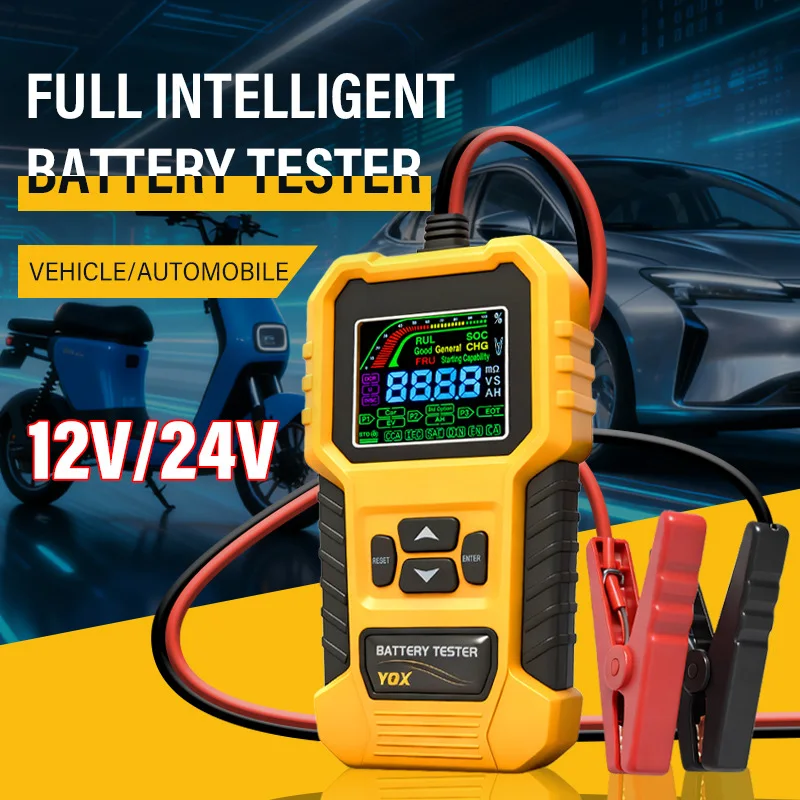 01 Intelligent Battery Detector 12V24V Tram Battery Life Capacity ...