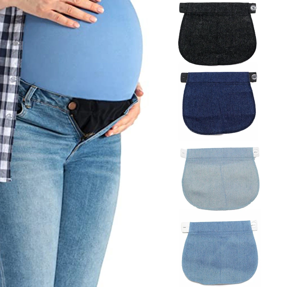 2 PCS Maternity Pants Extender Adjustable Pregnancy Waistband Extender