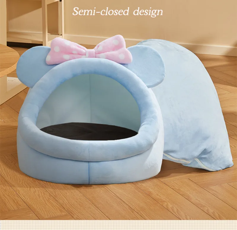Cuccia A Tenda Per Cani E Gatti – Morbida, Imbottita, Pieghevole, Con Isolamento Termico, Taglie M E L, Per Animali Fino A 10 Kg, Ideale Per Interni E Esterni