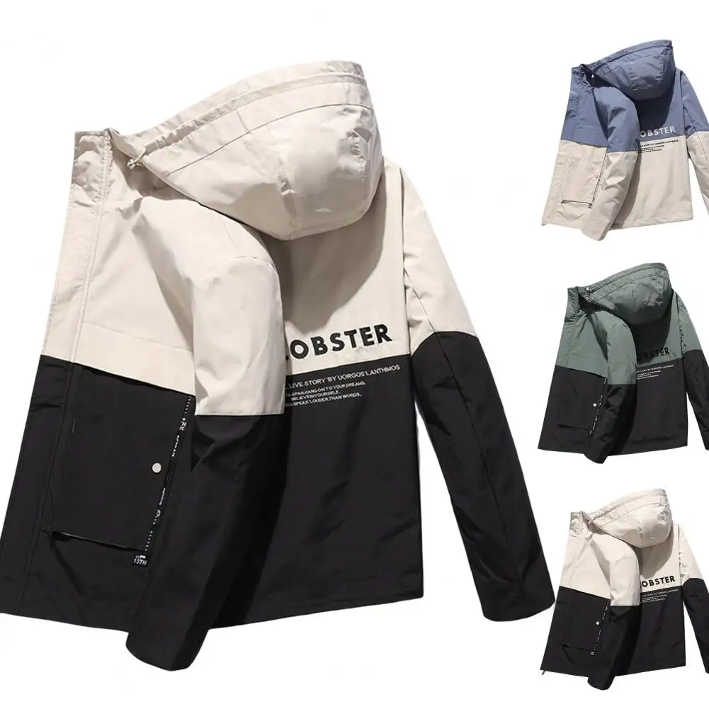 

Jackets for Men with Hood Autumn Winter Cotton Padded Jacket Men Fashion Clothing Rhombus Texture Casual Parkas Parka Jacket Men