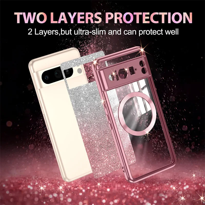 Stylish Glitter Gradient Luxury Soft Slim Phone Case