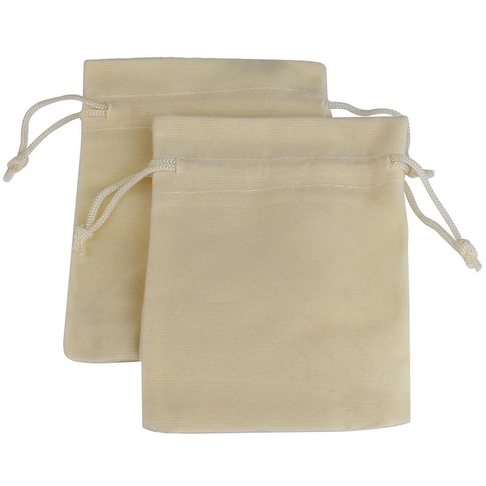 Set of 25 Colorful Velvet Drawstring Gift Bags for Jewelry Packaging and Display