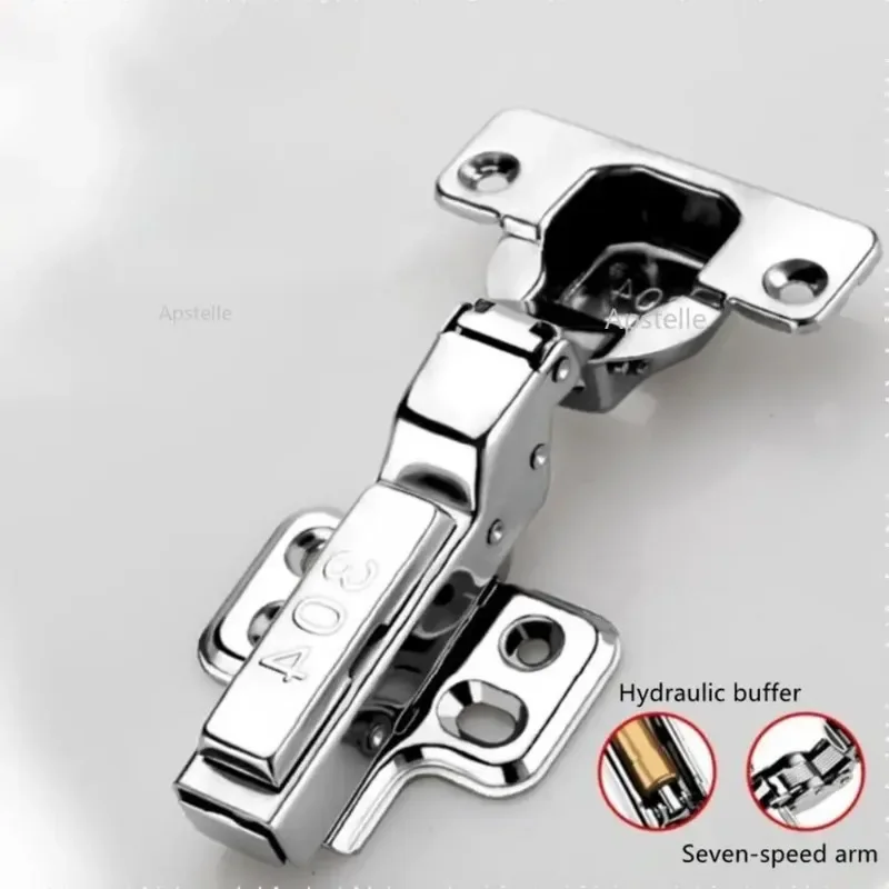 C Series Hinge Stainless Steel Door Hydraulic Hinges Damper Soft Close For Cabinet Cupboard Furniture Hardware Stainless Steel Hinges