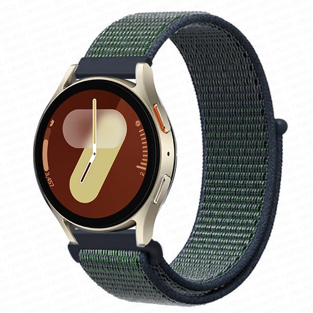 Versatile Nylon Loop Bracelet for Smartwatches - 22mm/20mm Band