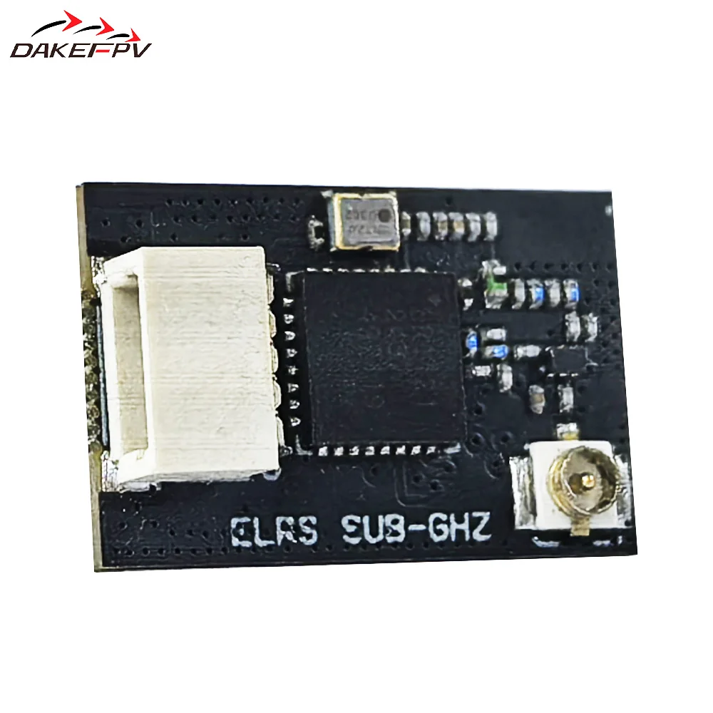 Module ELRS ExpressLRS Radiomaster avec antenne 915Mhz, prêt pour le montage sur un drone FPV.