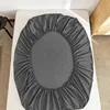 Brushed Fitted Sheet with Elastic Bands Non Slip Adjustable Mattress Covers Bed Cap /Bed Spread /Bedsheet Single Queen King Size 5