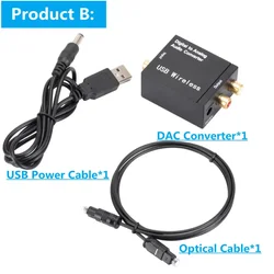 Enhanced Bluetooth 4.0 Audio Converter with RCA Output and Amplifier (With Cables)