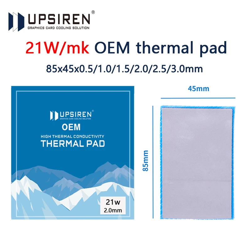 UPSIRENOEM21WThermalPadSiliconePlasterThermalPadForCPUGPU