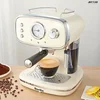 Home coffee machine. Kitchen appliance. Full semi-automatic espresso machine. Small ， all-in-one. Retro mini. 1