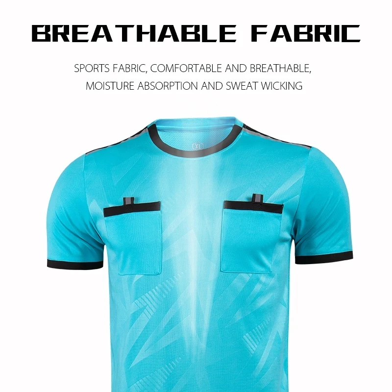 Football Uniform Referee Jerseys Shorts Shirts Suit Tracksuits