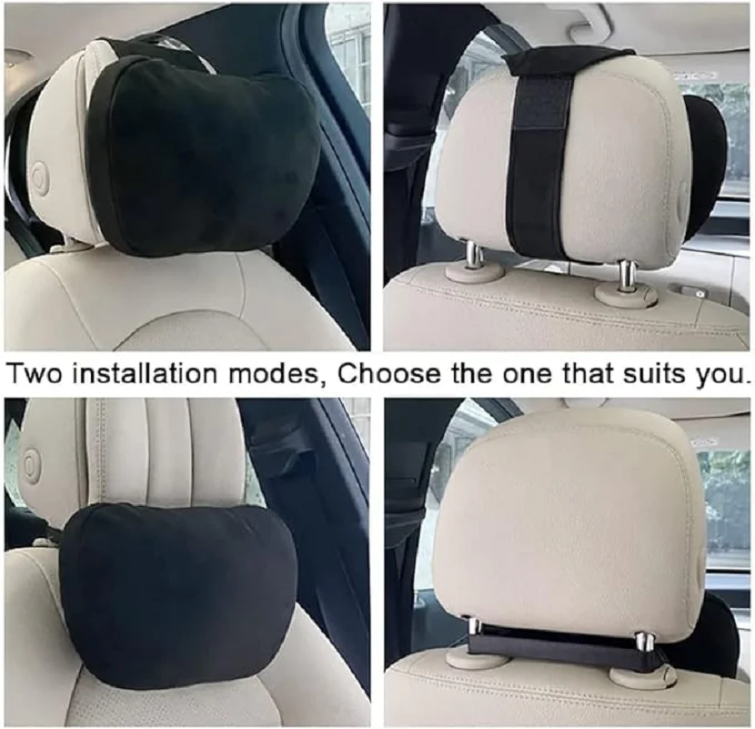 Memory Cotton Car Headrest Neck Support For Car Supplies Seat Class Soft Universal Adjustable Car Pillow Neck Rest Cushion