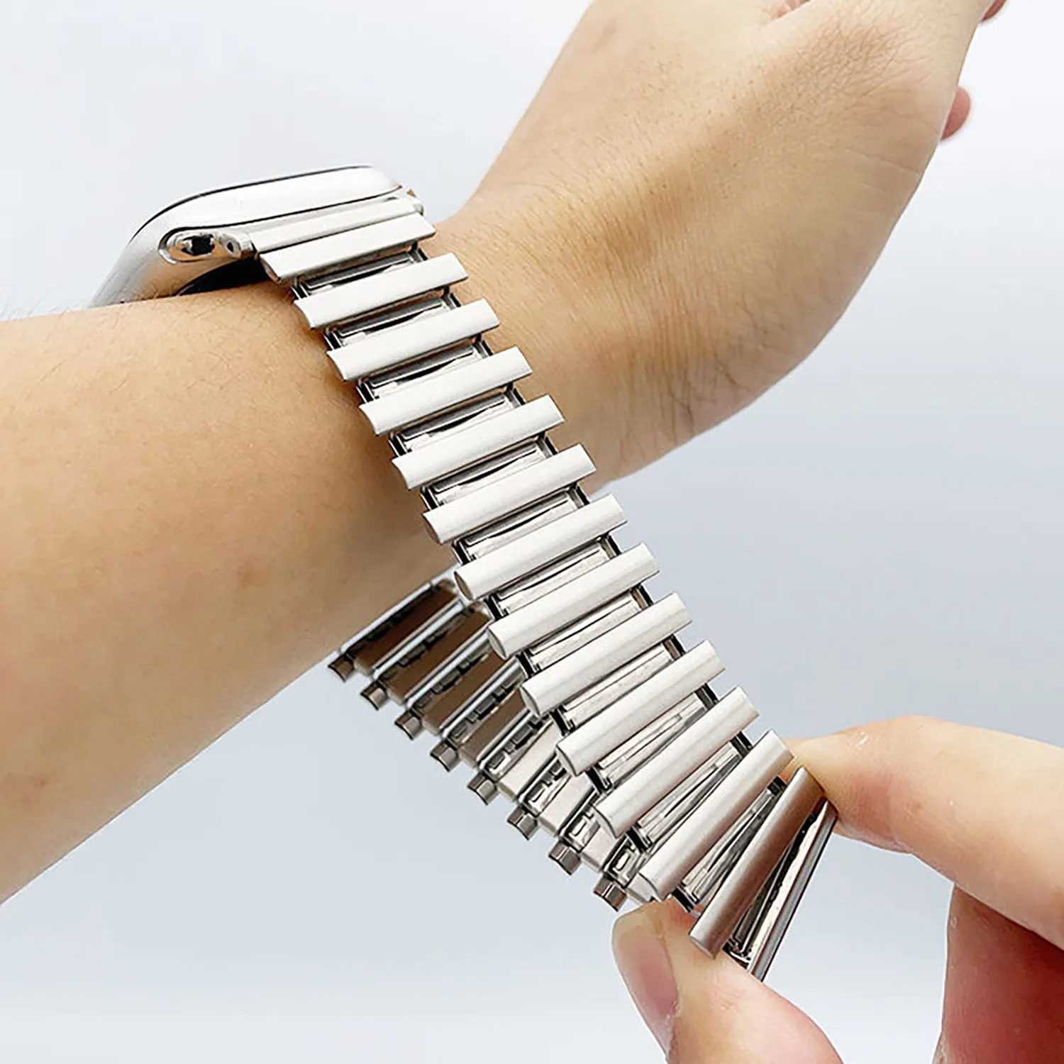 Premium Elastic Stainless Steel Watchband