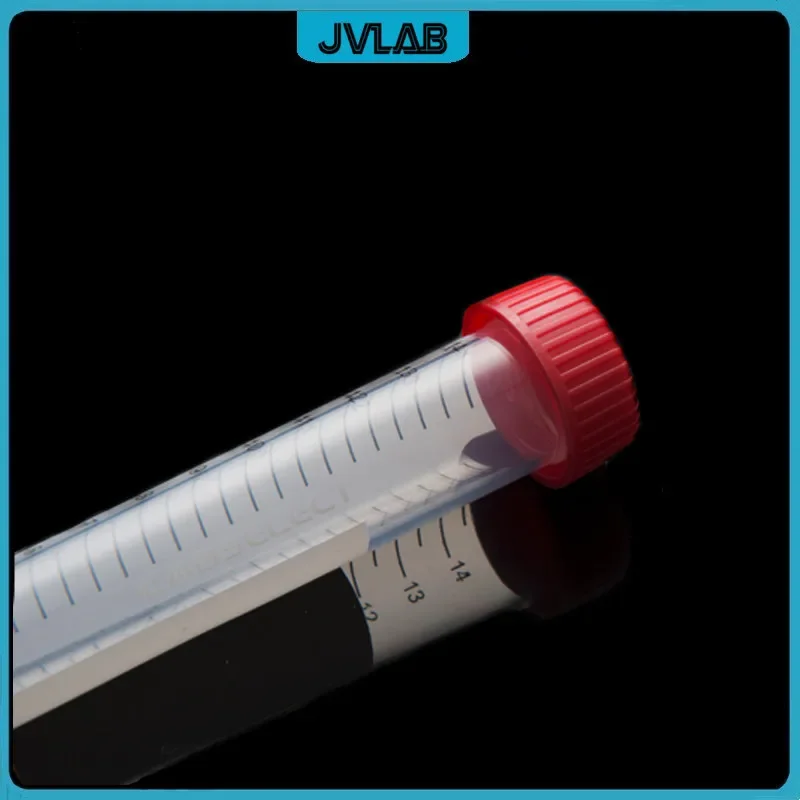 Centrifuge Tube 15mL Sterile Laboratory Centrifugal Tube PP Sample Test DNase-/RNase-free Nonpyrogenic Conical Bottom 25Pcs
