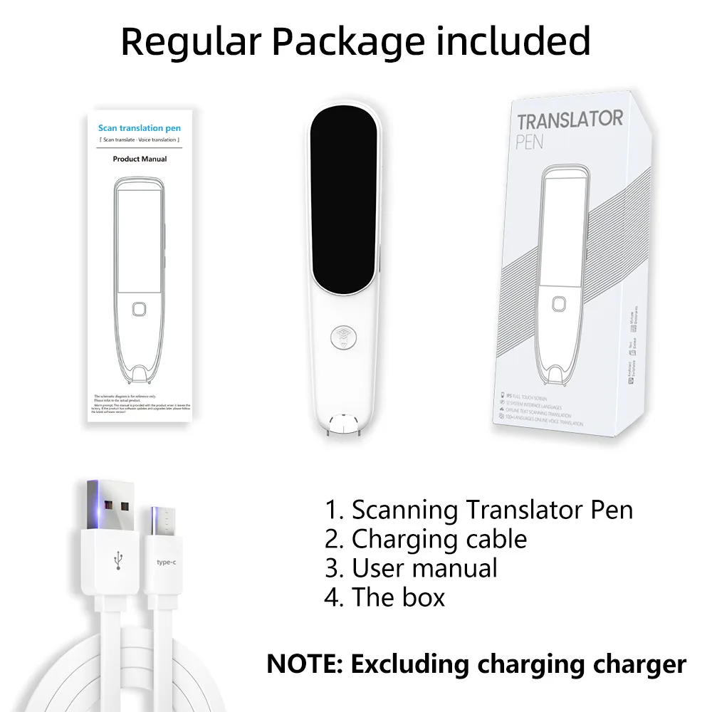 SD02 Intelligent Translation Machine Offline Chinese English Scanning with 112 Multilingual Translation Pens